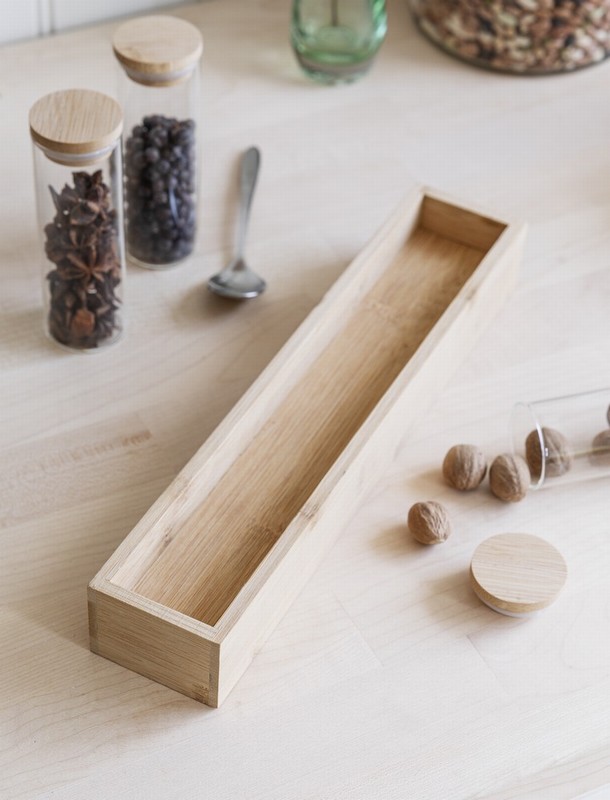 GARDEN TRADING AUDLEY SPICE RACK - BAMBOO
