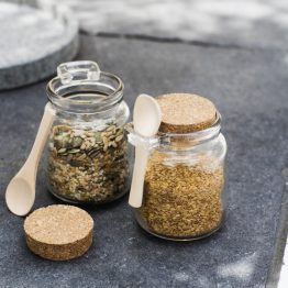 GARDEN TRADING SPRINKLE JARS WITH WOODEN SPOON - SET OF 2