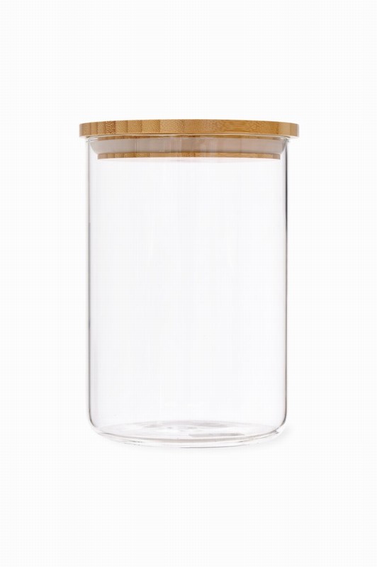 GARDEN TRADING AUDLEY STORAGE JAR 1600ML WITH BAMBOO LID