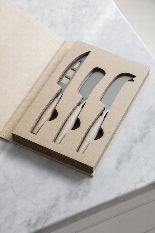 GARDEN TRADING CHEESE KNIVES SET OF 3 STAINLESS STEEL