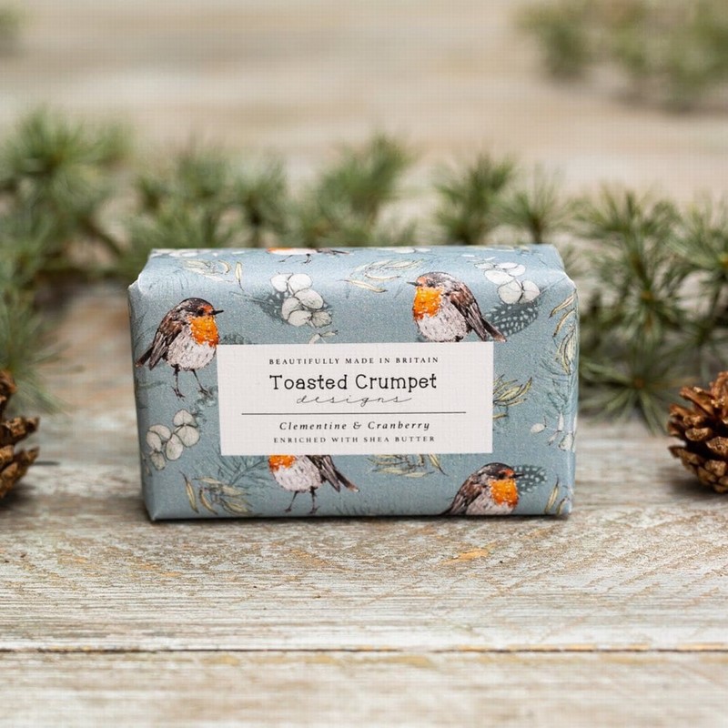 TOASTED CRUMPET ROBIN CLEMENTINE & CRANBERRY SOAP