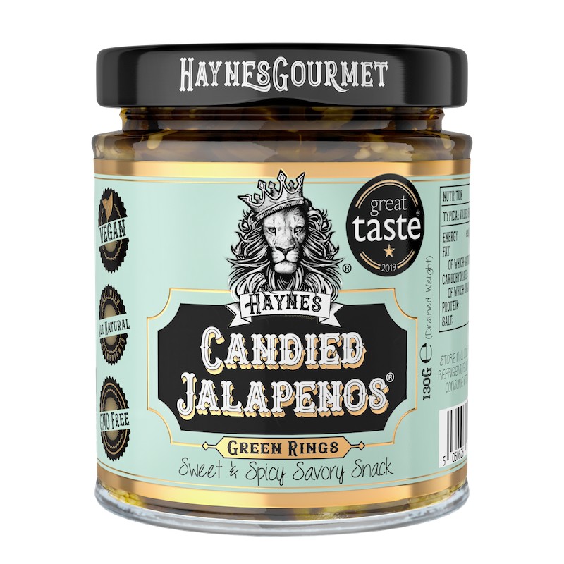 HAYNES CANDIED JALAPENOS GREEN RINGS