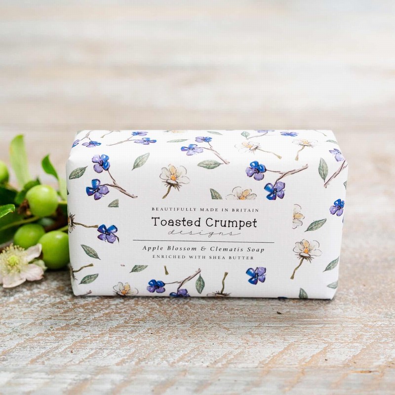 TOASTED CRUMPET APPLE BLOSSOM & CLEMATIS SOAP